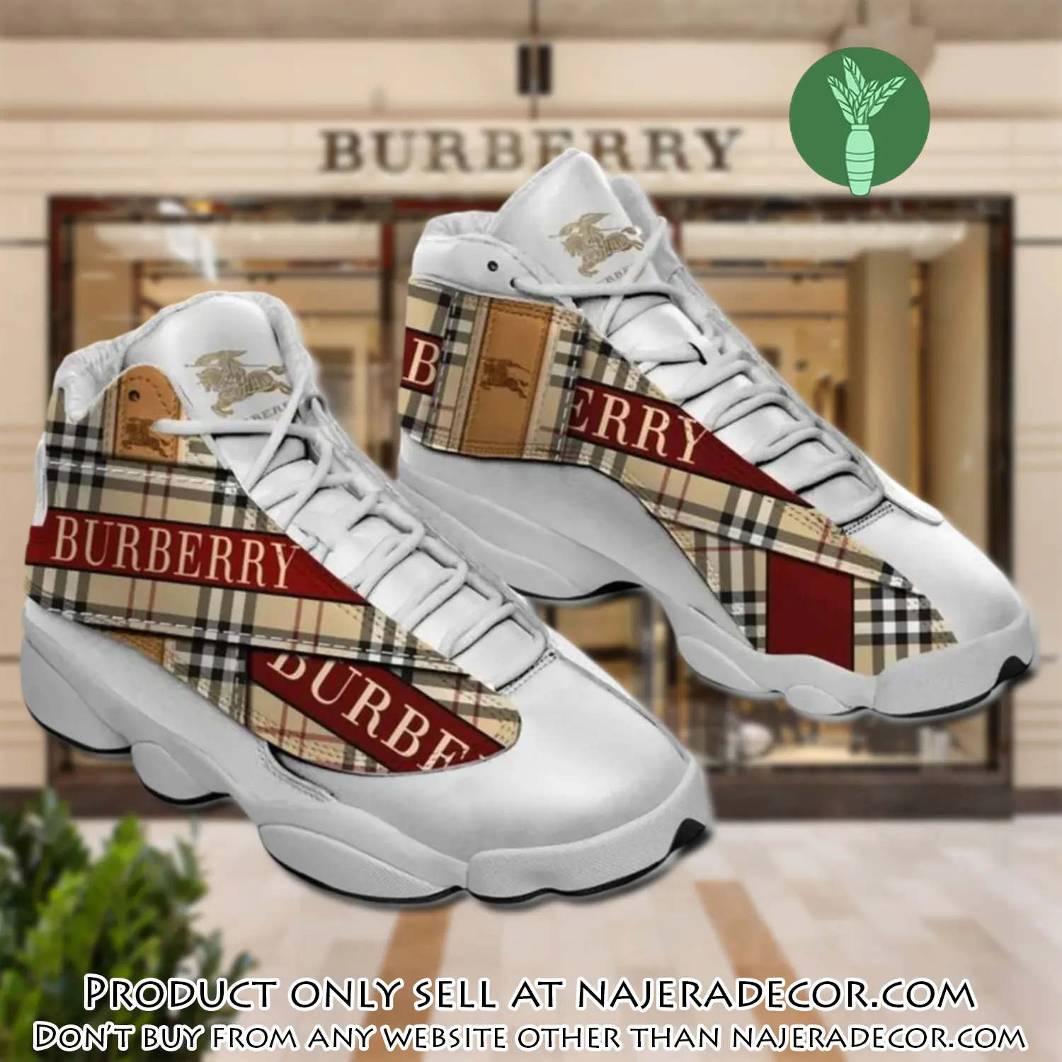 Burberry luxury air jordan 13 shoes hot  burberry sneakers gifts for men women njr1650716